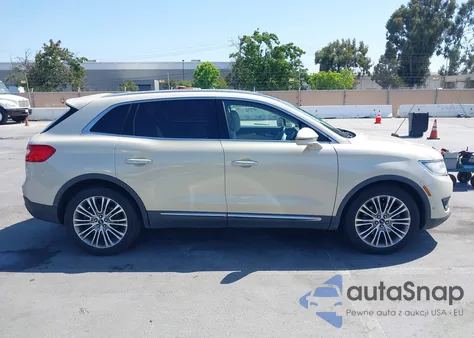 2016 Lincoln Mkx Reserve from USA, damaged, VIN 2LMTJ8LR7GBL59941